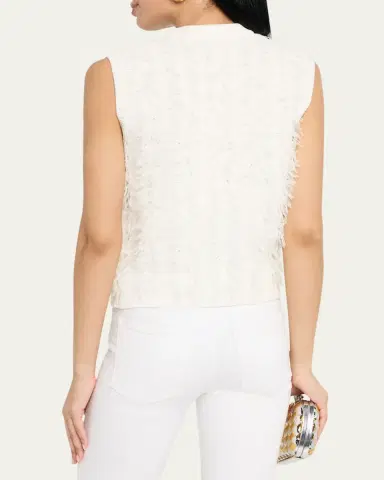 Kobi Halperin Sterling Fringe Knit Sweater Vest | Thumbnail 7 Kobi Halperin Sterling Fringe Knit Sweater Vest | Thumbnail 7