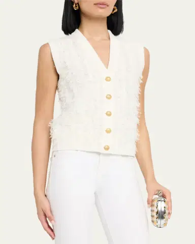 Kobi Halperin Sterling Fringe Knit Sweater Vest | Thumbnail 8 Kobi Halperin Sterling Fringe Knit Sweater Vest | Thumbnail 8