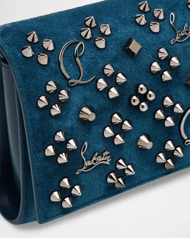 Christian Louboutin Paloma Wallet on Chain in Loubinthesky Suede | Thumbnail 7 Christian Louboutin Paloma Wallet on Chain in Loubinthesky Suede | Thumbnail 7