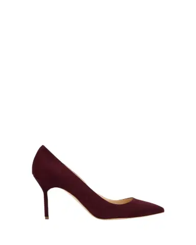 Manolo Blahnik BB Classic Suede Stiletto Pumps | Thumbnail 1