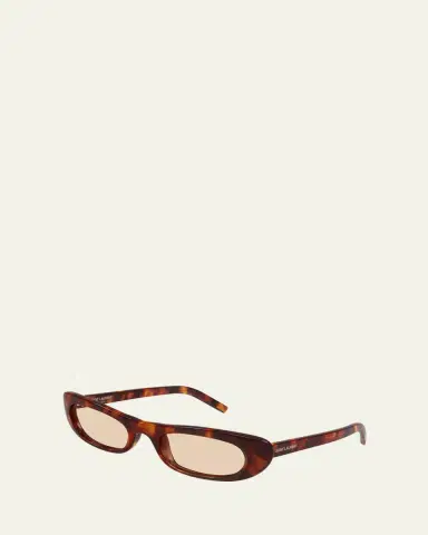 Saint Laurent SL 557 Acetate Cat-Eye Sunglasses | Thumbnail 2