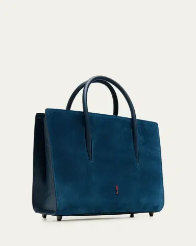 Christian Louboutin Paloma Medium Top-Handle Bag in Suede with Loubinthesky Spikes | Thumbnail 5 Christian Louboutin Paloma Medium Top-Handle Bag in Suede with Loubinthesky Spikes | Thumbnail 5