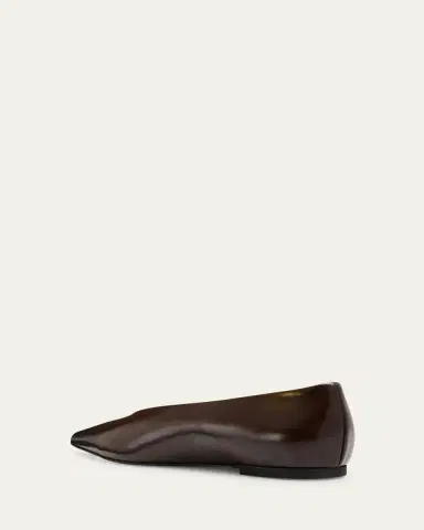 Proenza Schouler Slash Slick Nappa Leather Ballerina Flats | Thumbnail 4 Proenza Schouler Slash Slick Nappa Leather Ballerina Flats | Thumbnail 4