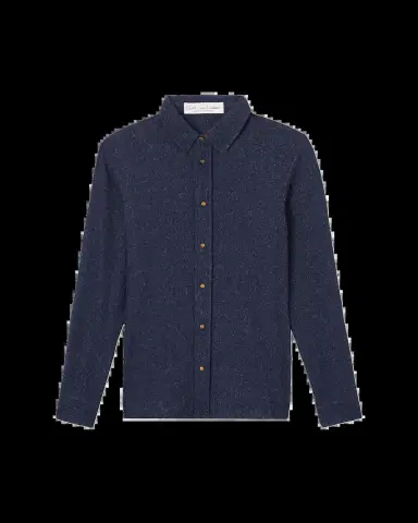 God's True Cashmere Men's Cashmere Two-Pocket Tigers Eye Button-Down Shirt | Thumbnail 2 God's True Cashmere Men's Cashmere Two-Pocket Tigers Eye Button-Down Shirt | Thumbnail 2