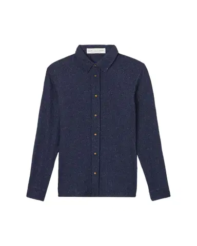 God's True Cashmere Men's Cashmere Two-Pocket Tigers Eye Button-Down Shirt | Thumbnail 1 God's True Cashmere Men's Cashmere Two-Pocket Tigers Eye Button-Down Shirt | Thumbnail 1
