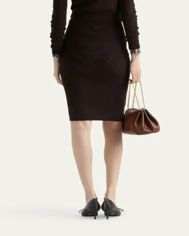 Prada Cashmere Pencil Skirt | Thumbnail 3