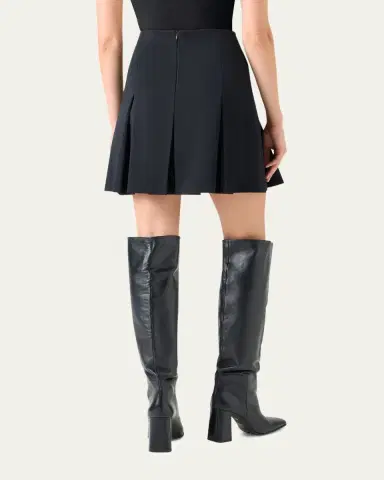 Akris punto Pleated Mini Quilt Skirt | Thumbnail 2 Akris punto Pleated Mini Quilt Skirt | Thumbnail 2
