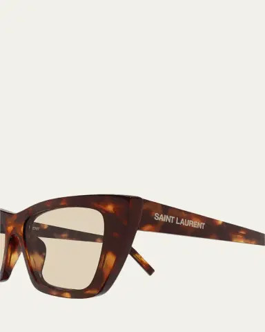 Saint Laurent Mica 53mm Acetate Cat-Eye Sunglasses | Thumbnail 3 Saint Laurent Mica 53mm Acetate Cat-Eye Sunglasses | Thumbnail 3