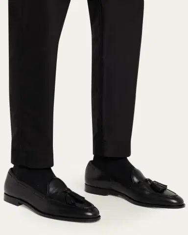 Loro Piana Men's Serge Walk Heritage Leather Tassel Loafers | Thumbnail 2 Loro Piana Men's Serge Walk Heritage Leather Tassel Loafers | Thumbnail 2