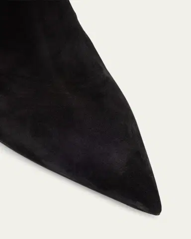 Gianvito Rossi Hansen Suede Pointed-Toe Knee Boots | Thumbnail 2