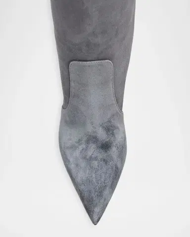Gianvito Rossi Hansen Suede Pointed-Toe Knee Boots | Thumbnail 35