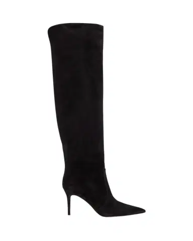 Gianvito Rossi Hansen Suede Pointed-Toe Knee Boots | Thumbnail 1