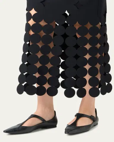 Akris punto Cutout Polka Dot Illusion Pencil Skirt | Thumbnail 5 Akris punto Cutout Polka Dot Illusion Pencil Skirt | Thumbnail 5