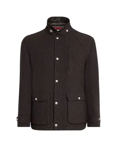 Brunello Cucinelli Men's Cashmere-Blend Full-Zip Jacket | Thumbnail 1 Brunello Cucinelli Men's Cashmere-Blend Full-Zip Jacket | Thumbnail 1