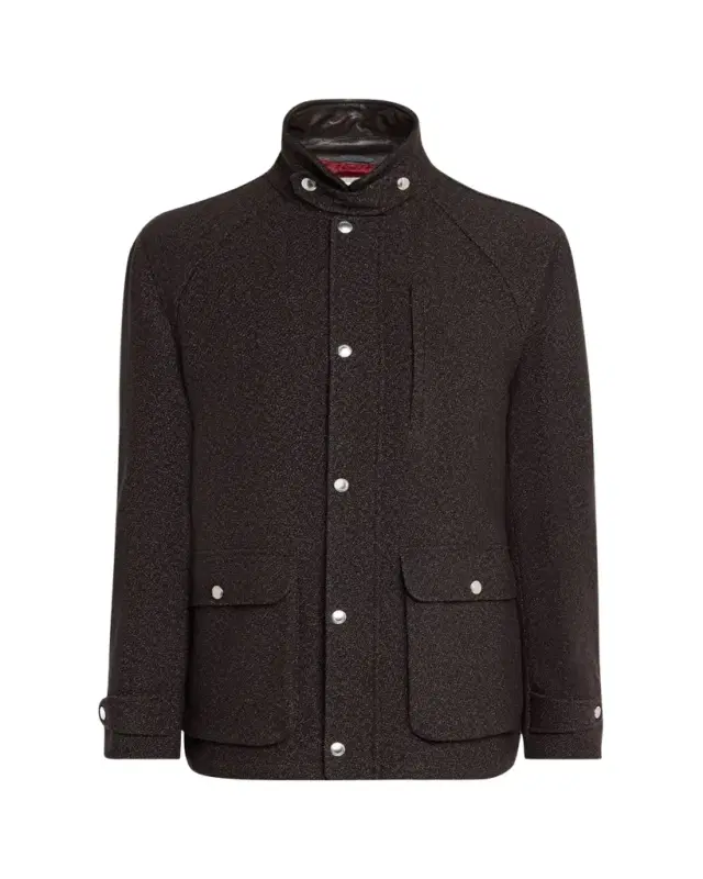 Brunello Cucinelli Men's Cashmere-Blend Full-Zip Jacket