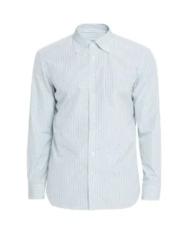 Bergdorf Goodman Men's Cotton Tattersall Check Button-Collar Sport Shirt | Thumbnail 1 Bergdorf Goodman Men's Cotton Tattersall Check Button-Collar Sport Shirt | Thumbnail 1