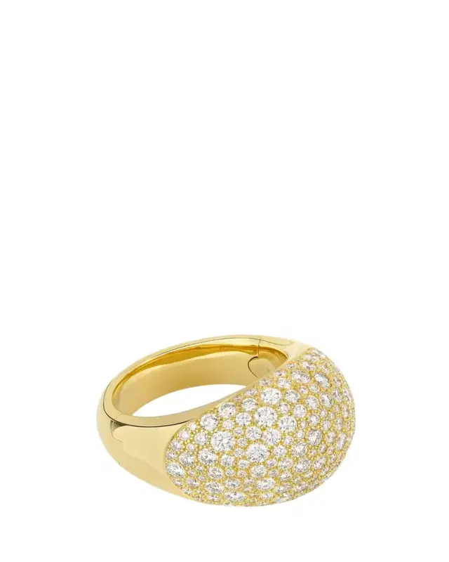 18K Yellow Gold Ultimate Diamond Ring