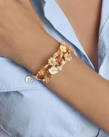 Anabel Aram Jewelry Wildflowers Bangle Bracelet | Thumbnail 2
