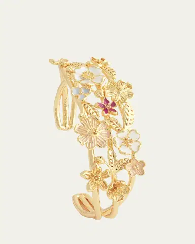 Anabel Aram Jewelry Wildflowers Bangle Bracelet | Thumbnail 4