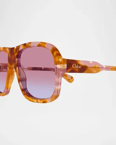 Chloé Gayia 58mm Acetate Semi-Shield Sunglasses | Thumbnail 2 Chloé Gayia 58mm Acetate Semi-Shield Sunglasses | Thumbnail 2