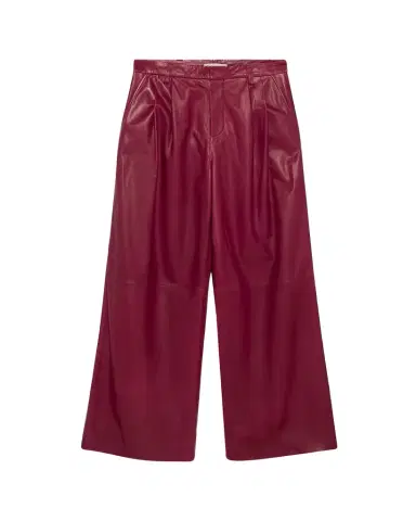 SIMKHAI Kobie Wide-Leg Leather Pants | Thumbnail 1