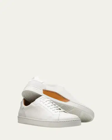 Magnanni Men's Amadeo Tumbled Leather Low-Top Sneakers | Thumbnail 3 Magnanni Men's Amadeo Tumbled Leather Low-Top Sneakers | Thumbnail 3
