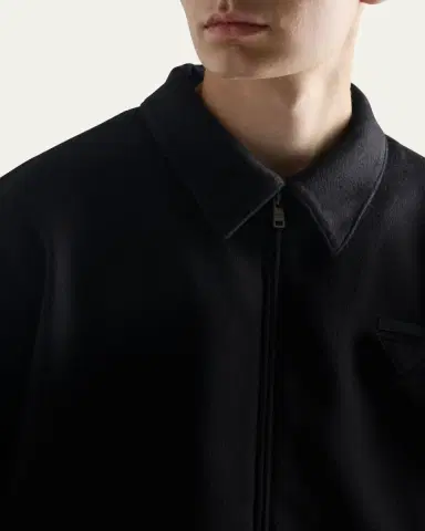 Prada Men's Cashgora Zip-Up Jacket | Thumbnail 2 Prada Men's Cashgora Zip-Up Jacket | Thumbnail 2