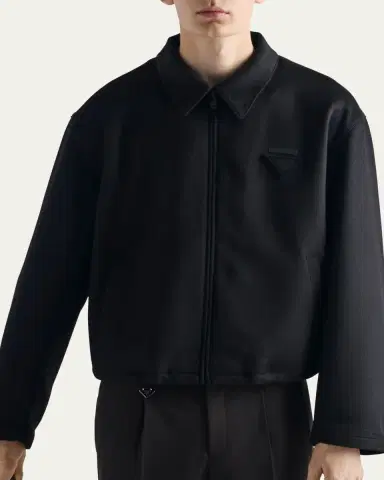 Prada Men's Cashgora Zip-Up Jacket | Thumbnail 5 Prada Men's Cashgora Zip-Up Jacket | Thumbnail 5