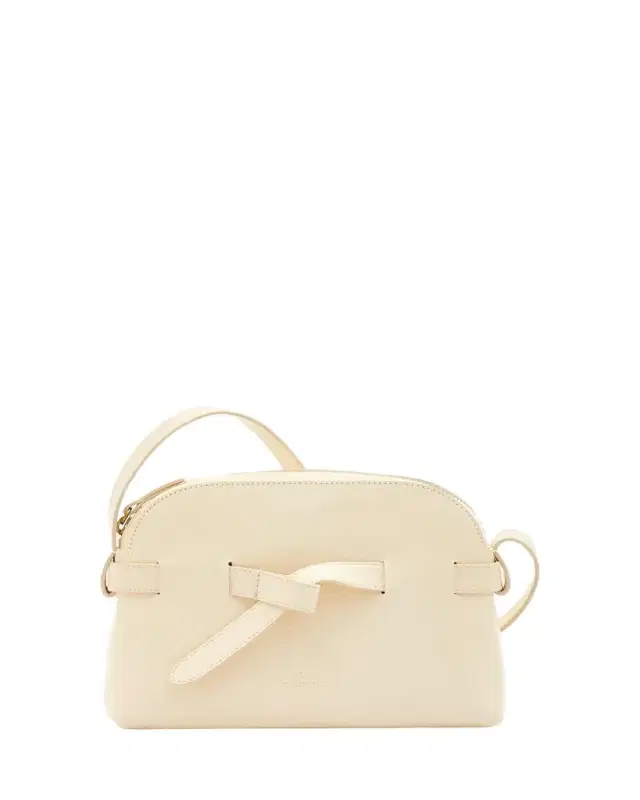 Elisa Zip Leather Crossbody Bag