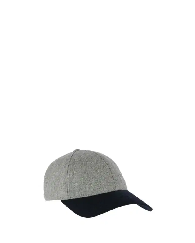 Men's Virgin Wool Mid Profile 6-Panel Baseball Cap