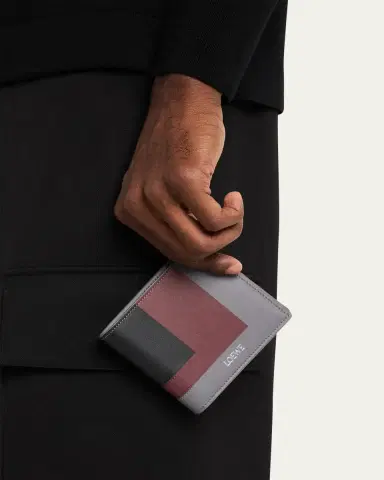 Loewe x Albers Men's Leather Bifold Wallet | Thumbnail 2 Loewe x Albers Men's Leather Bifold Wallet | Thumbnail 2