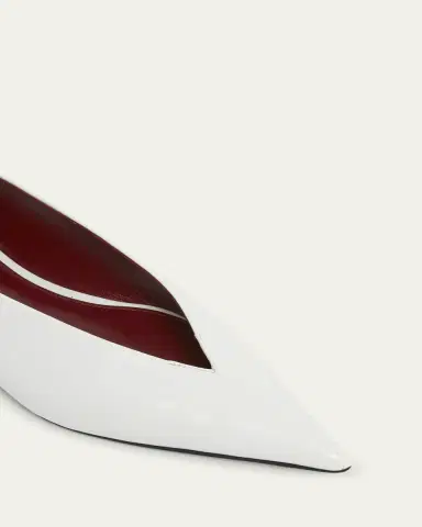 Proenza Schouler Slash Polished Leather Ballerina Flats | Thumbnail 5 Proenza Schouler Slash Polished Leather Ballerina Flats | Thumbnail 5
