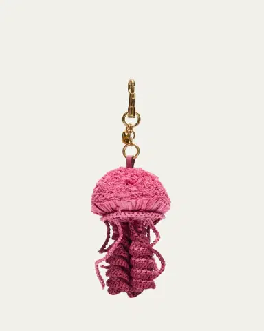 Anya Hindmarch Raffia Jellyfish Bag Charm | Thumbnail 2 Anya Hindmarch Raffia Jellyfish Bag Charm | Thumbnail 2