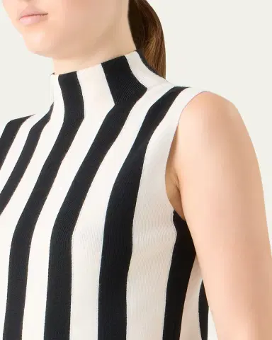 Akris punto Vertical Stripe Merino Knit Top | Thumbnail 5