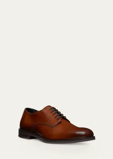 Stuart Weitzman Men's Club Calfskin Classic Derby Loafers | Thumbnail 2 Stuart Weitzman Men's Club Calfskin Classic Derby Loafers | Thumbnail 2