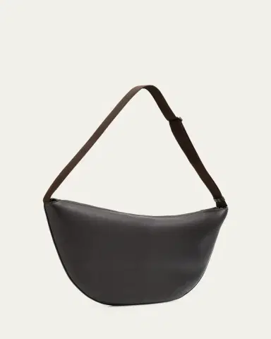 THE ROW Men's Crescent Leather Crossbody Bag | Thumbnail 3