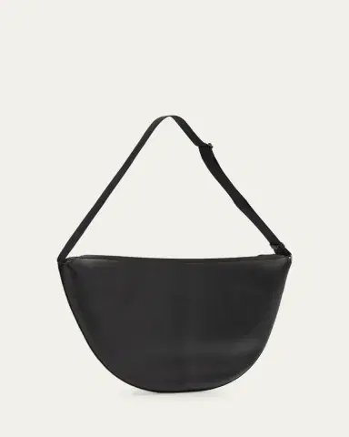 THE ROW Men's Crescent Leather Crossbody Bag | Thumbnail 8