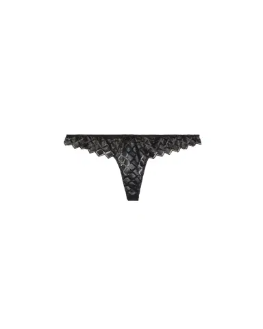 Kiki de Montparnasse Lamine Diamond-Embroidered Thong | Thumbnail 1 Kiki de Montparnasse Lamine Diamond-Embroidered Thong | Thumbnail 1