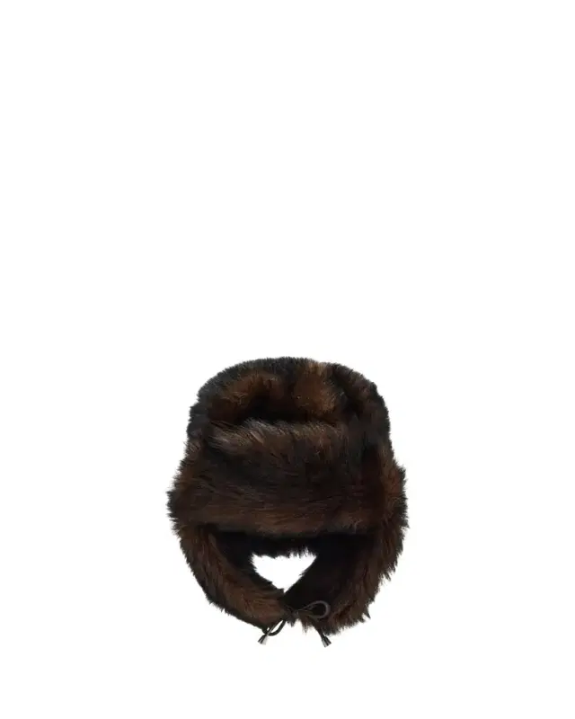 Pologeorgis Men's Merino Shearling Trapper Hat