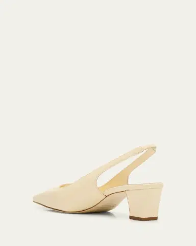 Manolo Blahnik Teutamospla Leather Slingback Pumps | Thumbnail 2
