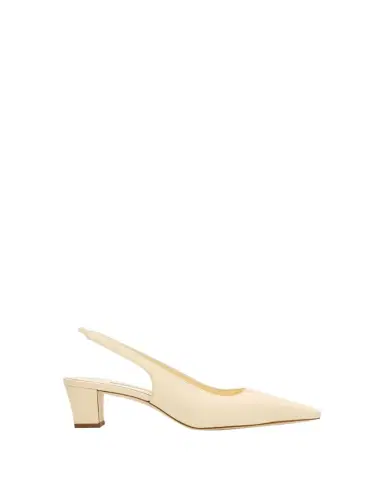 Manolo Blahnik Teutamospla Leather Slingback Pumps | Thumbnail 1