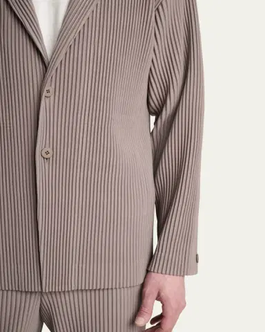 Homme Plissé Issey Miyake Men's Pleated Single-Breasted Sport Coat | Thumbnail 5 Homme Plissé Issey Miyake Men's Pleated Single-Breasted Sport Coat | Thumbnail 5