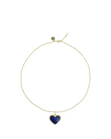 Anabel Aram Jewelry Heart Stone Pendant Necklace | Thumbnail 1