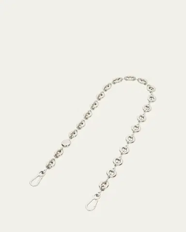 Loewe Donut Chain Shoulder Strap in Stainless Steel | Thumbnail 2