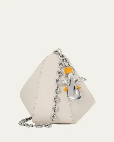 Loewe Donut Chain Shoulder Strap in Stainless Steel | Thumbnail 3