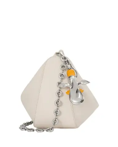 Loewe Donut Chain Shoulder Strap in Stainless Steel | Thumbnail 1