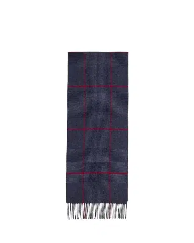 PIACENZA Men's Silk Cashmere Glen Plaid Scarf | Thumbnail 1 PIACENZA Men's Silk Cashmere Glen Plaid Scarf | Thumbnail 1