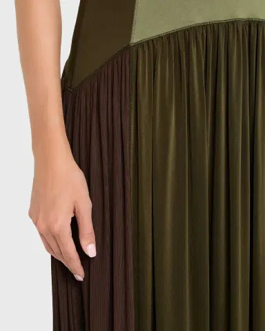Ulla Johnson Amaliya Sleeveless Color Block Dress | Thumbnail 5 Ulla Johnson Amaliya Sleeveless Color Block Dress | Thumbnail 5