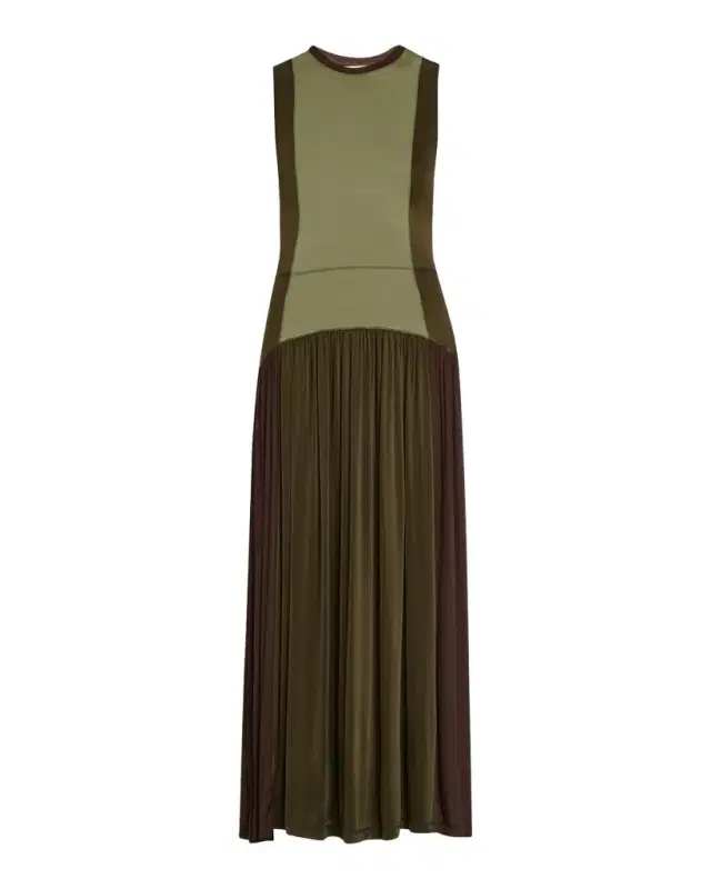 Ulla Johnson Amaliya Sleeveless Color Block Dress