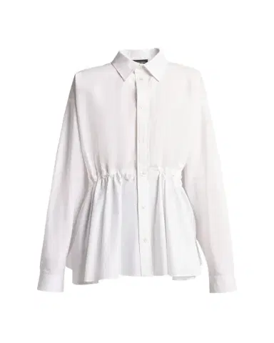 Balenciaga Hourglass Poplin Mini Shirtdress | Thumbnail 1 Balenciaga Hourglass Poplin Mini Shirtdress | Thumbnail 1